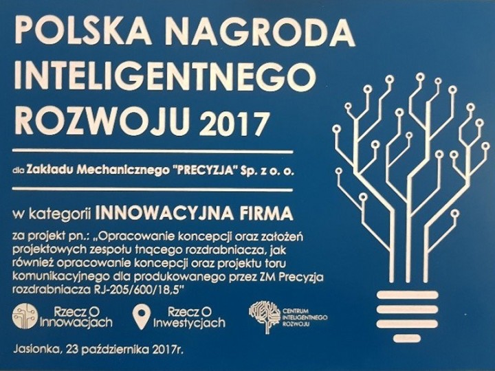 Preis für intelligente Entwicklung 2017